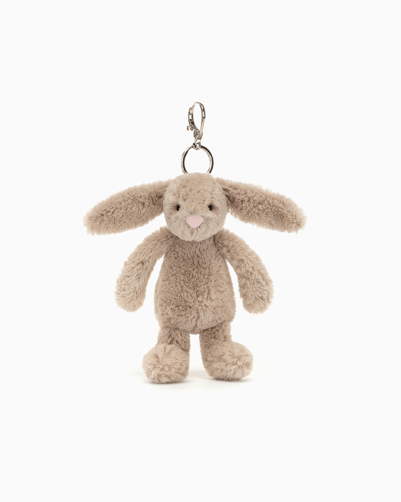 Jellycat Toy Jellycat Beige Bashful Bunny Bag Charm