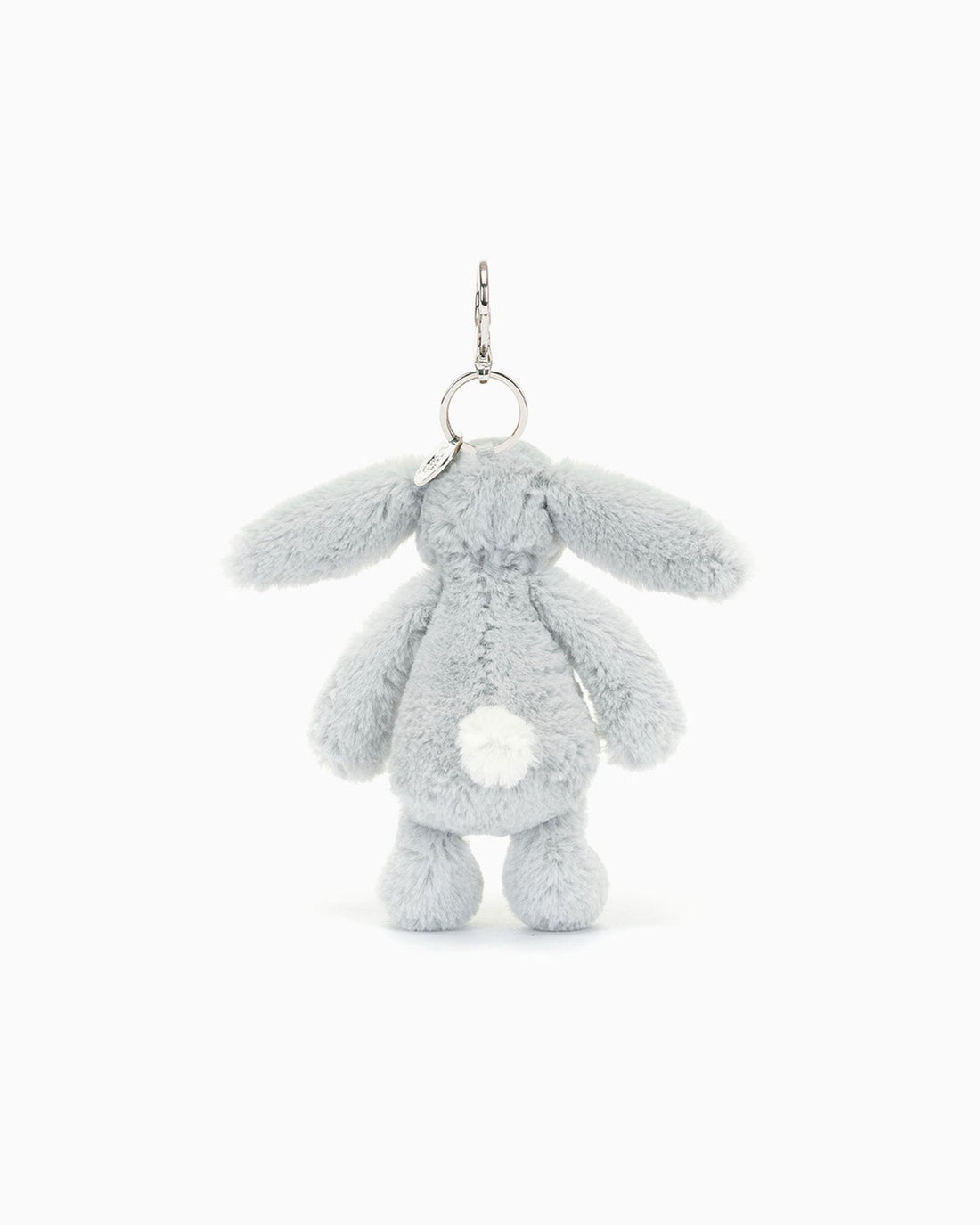 Jellycat Toy Jellycat Silver Bashful Bunny Bag Charm