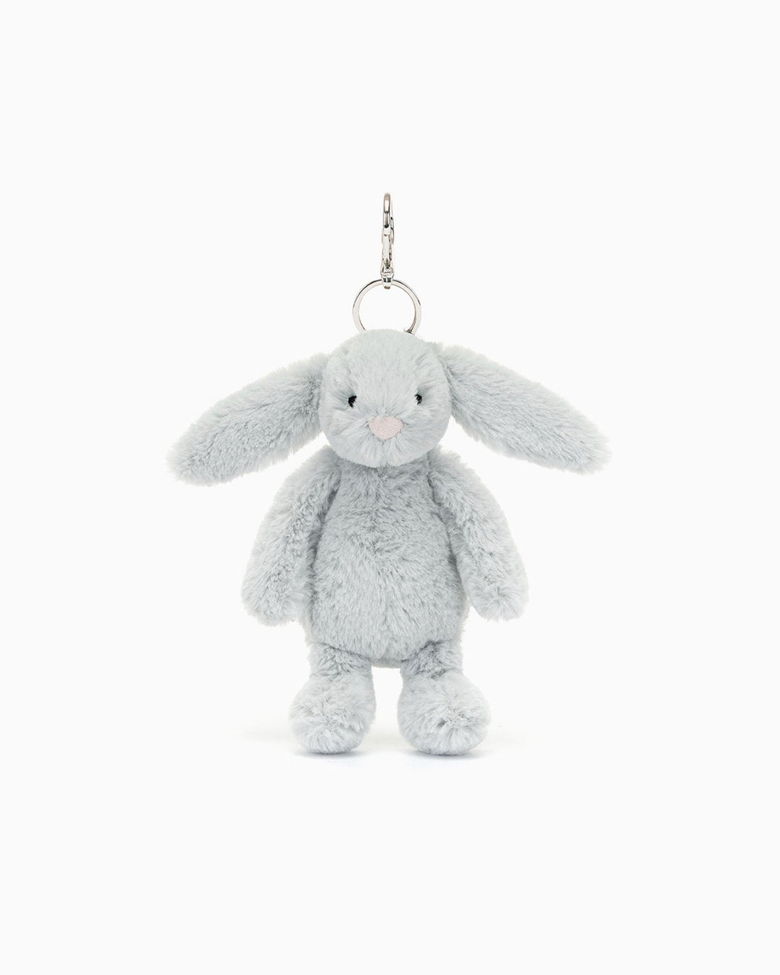 Jellycat Toy Jellycat Silver Bashful Bunny Bag Charm
