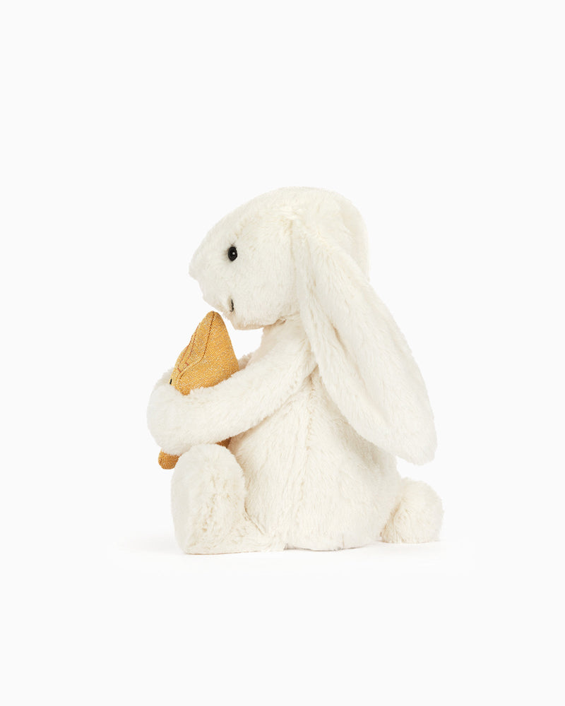 Jellycat Toy Jellycat Cream Bunny with Star