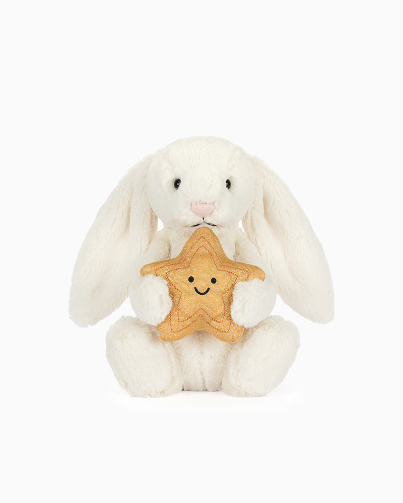 Jellycat Toy Jellycat Cream Bunny with Star