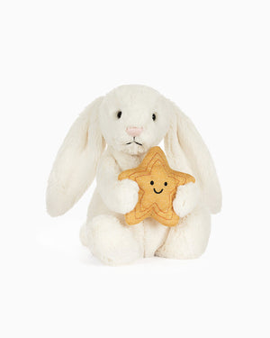 Jellycat Toy Jellycat Cream Bunny with Star
