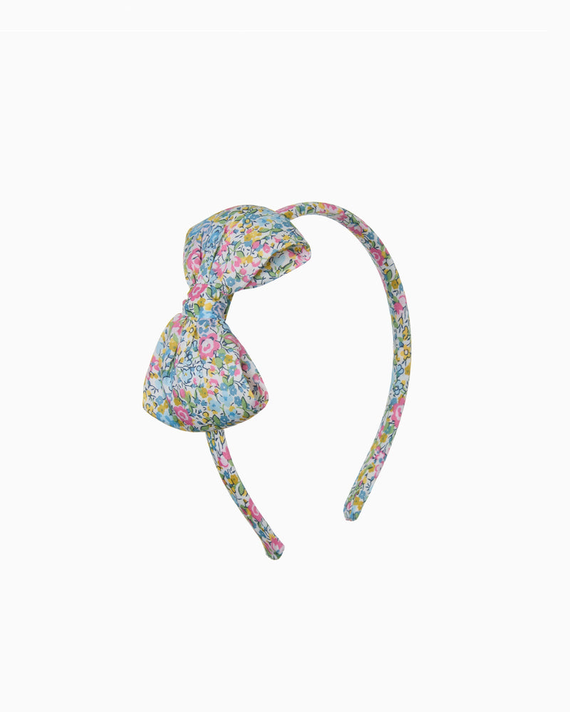 Lily Rose Alice Band Big Bow Headband in Emma & Georgina