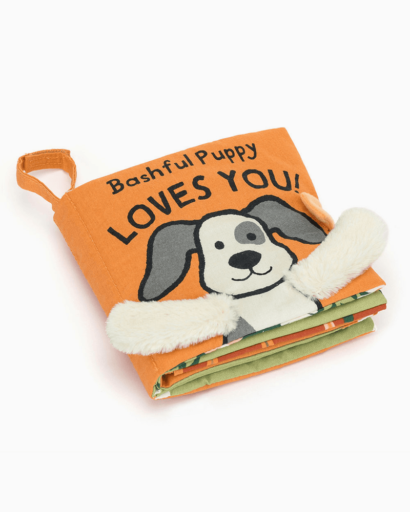 Baby Jellycat Book Jellycat Bashful Puppy Loves You Book