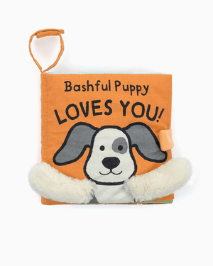 Baby Jellycat Book Jellycat Bashful Puppy Loves You Book