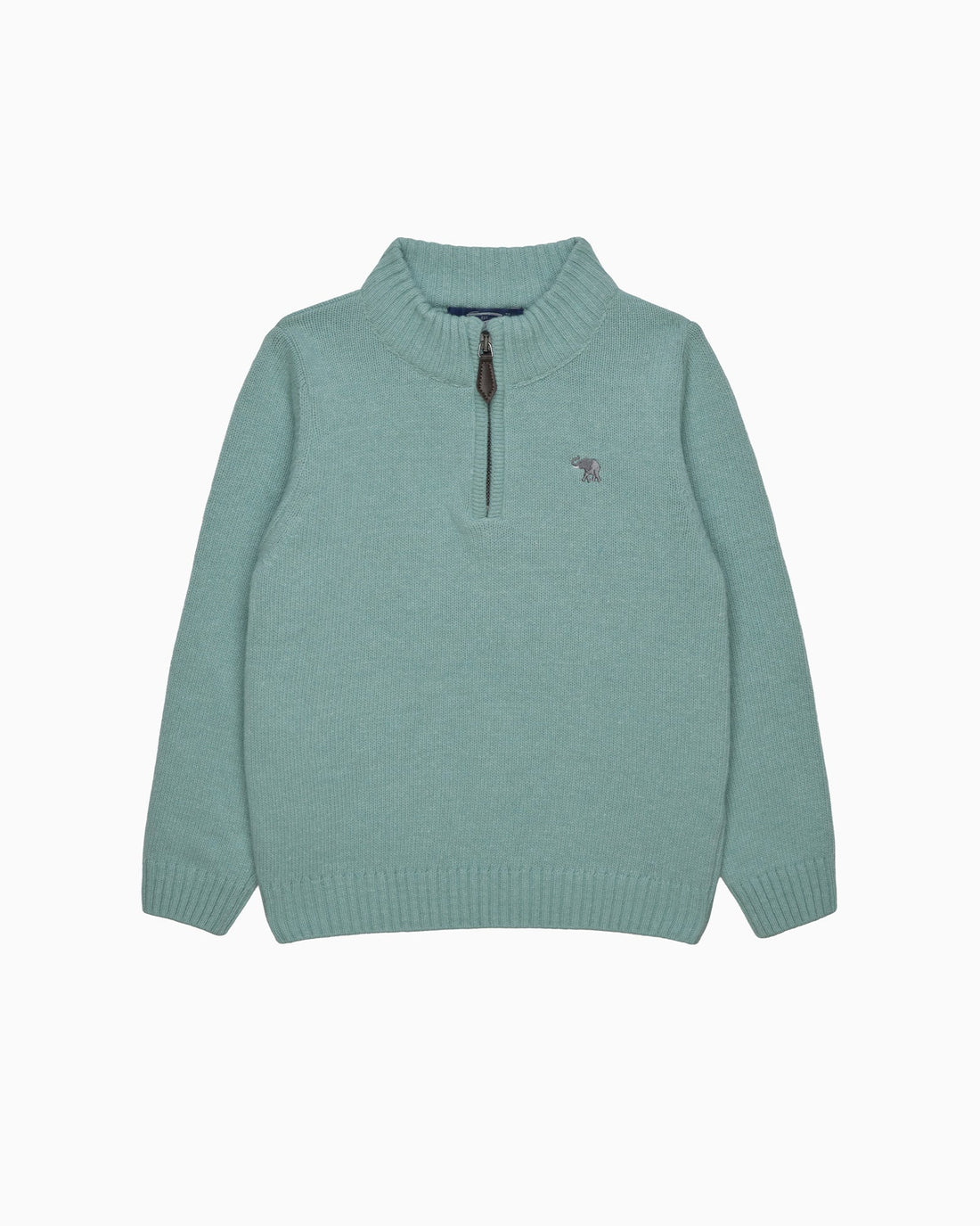 Chelsea Clothing Company Jumper Calum Half Zip Jumper in Teal