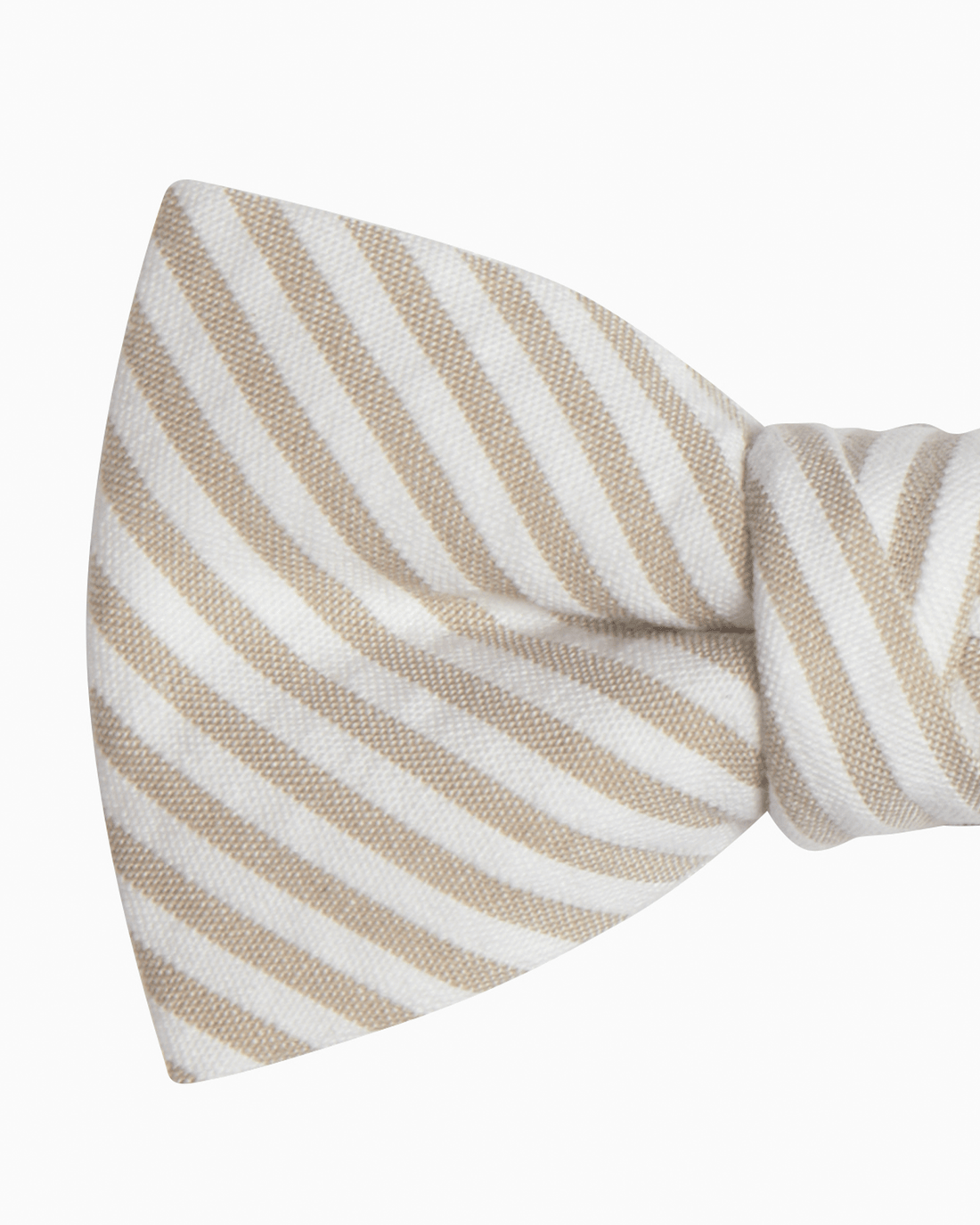 Chelsea Clothing Co Bow Tie Bow Tie in Oatmeal Stripe