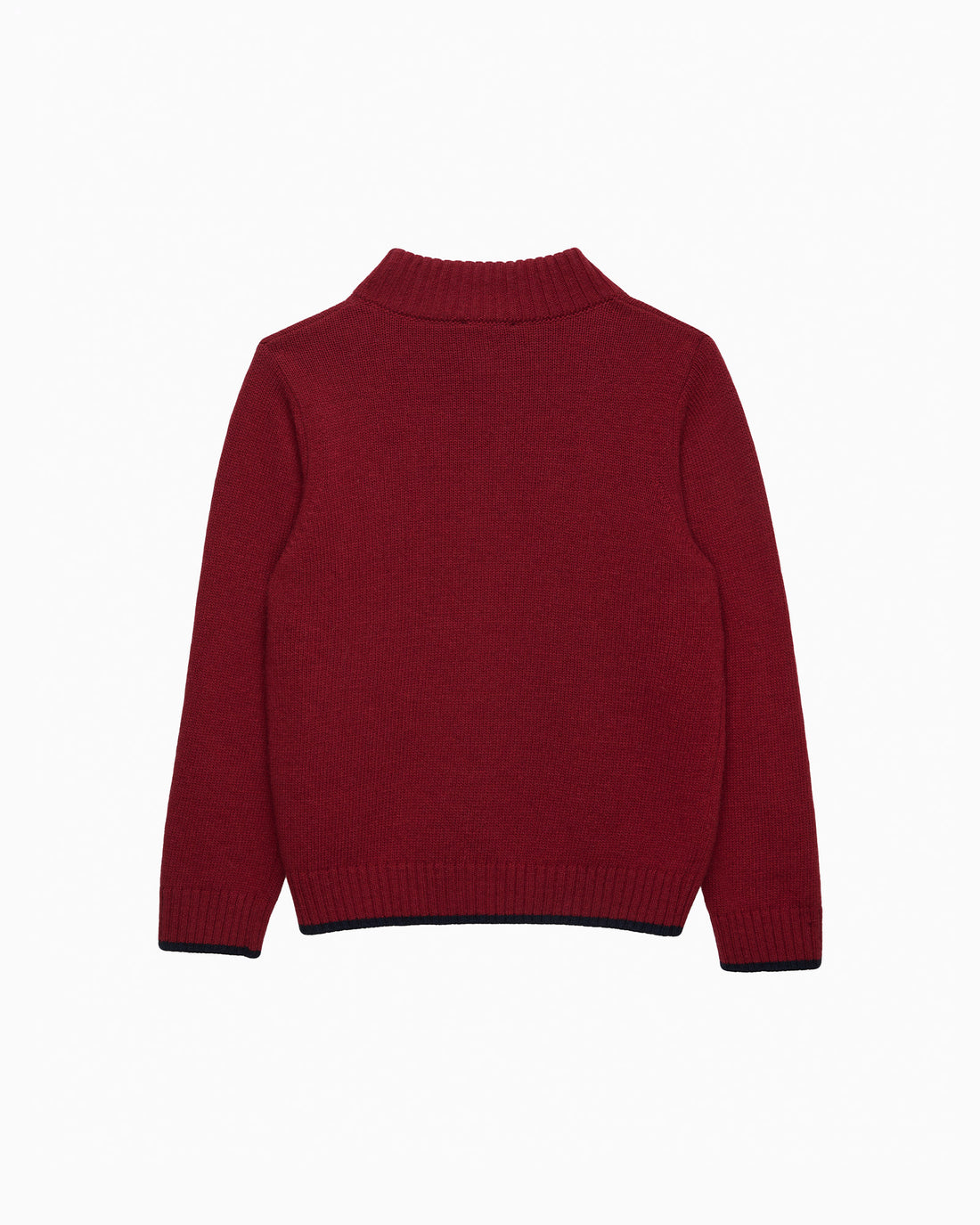 Chelsea Clothing Company Jumper Calum Half-Zip Jumper in Red