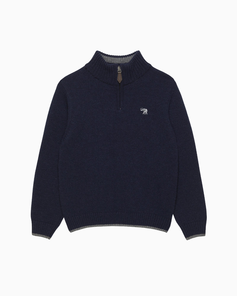 Chelsea Clothing Company Jumper Calum Half-Zip Jumper