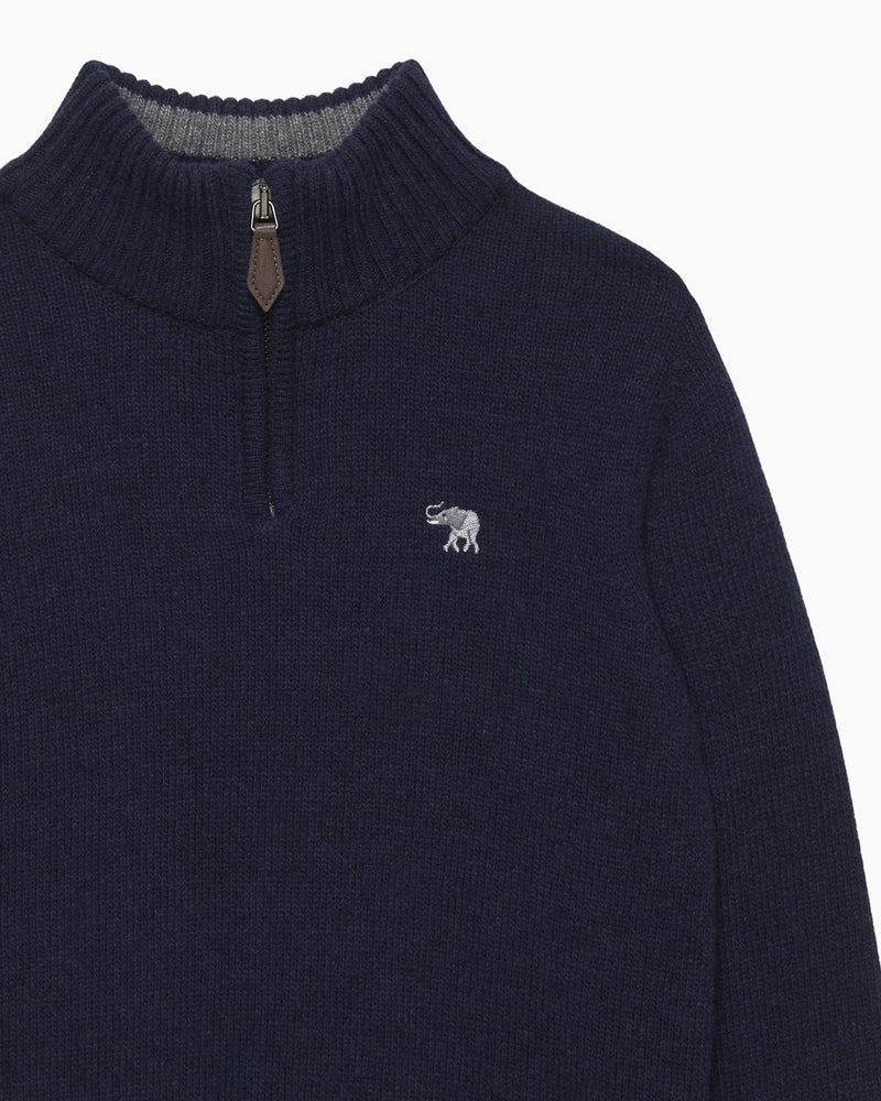 Chelsea Clothing Company Jumper Calum Half-Zip Jumper