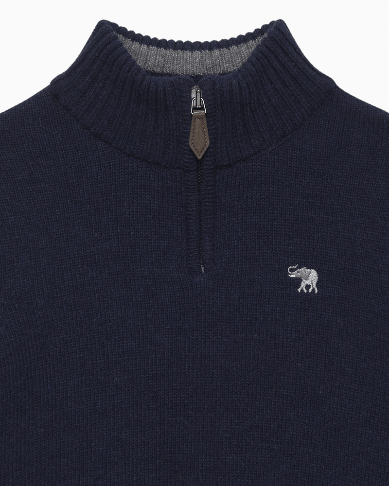 Chelsea Clothing Company Jumper Calum Half-Zip Jumper