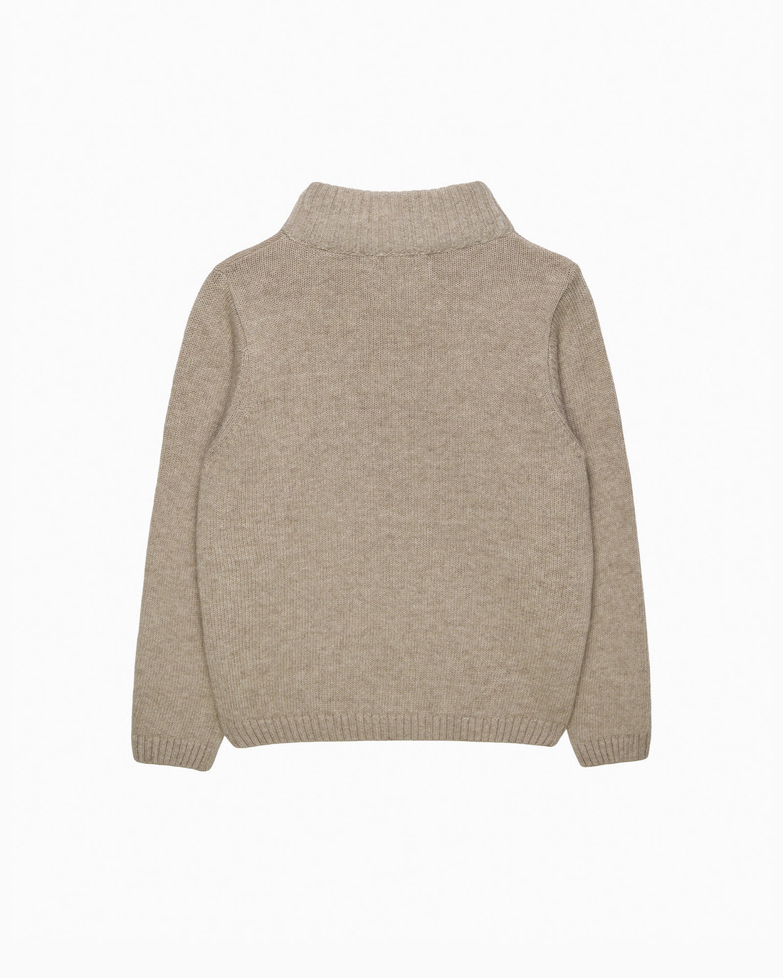 Chelsea Clothing Company Jumper Charles Car Half Zip Jumper in Oatmeal