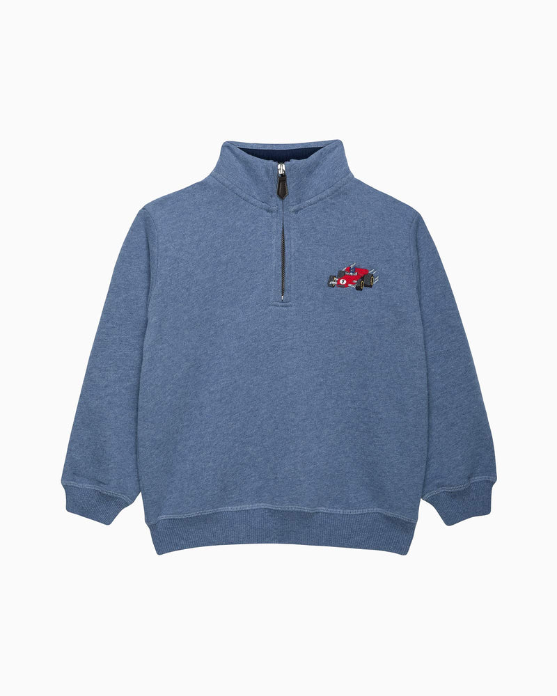 Chelsea Clothing Company Sweatshirt Charles Car Half Zip Sweatshirt