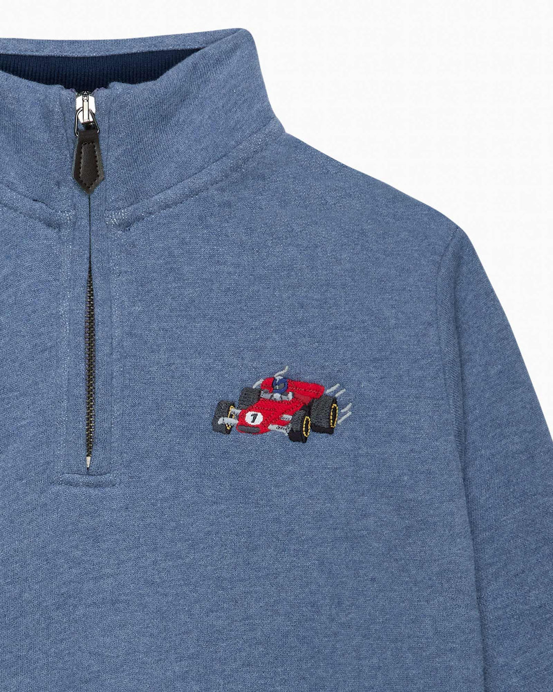 Chelsea Clothing Company Sweatshirt Charles Car Half Zip Sweatshirt