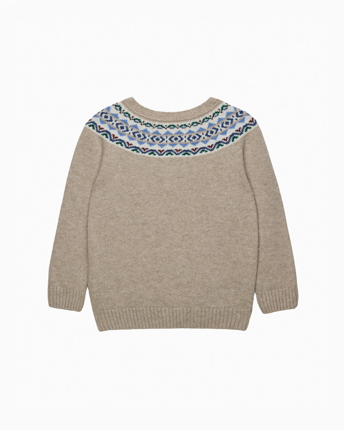 Chelsea Clothing Company Jumper Frankie Fairisle Jumper in Oatmeal