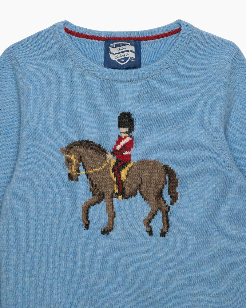 Chelsea Clothing Company Jumper Guardsman on Horse Jumper