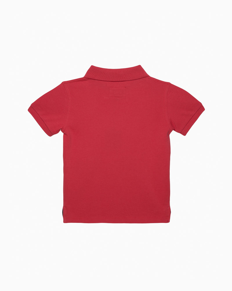 Chelsea Clothing Company Polo Harry Pique Polo Shirt in Red