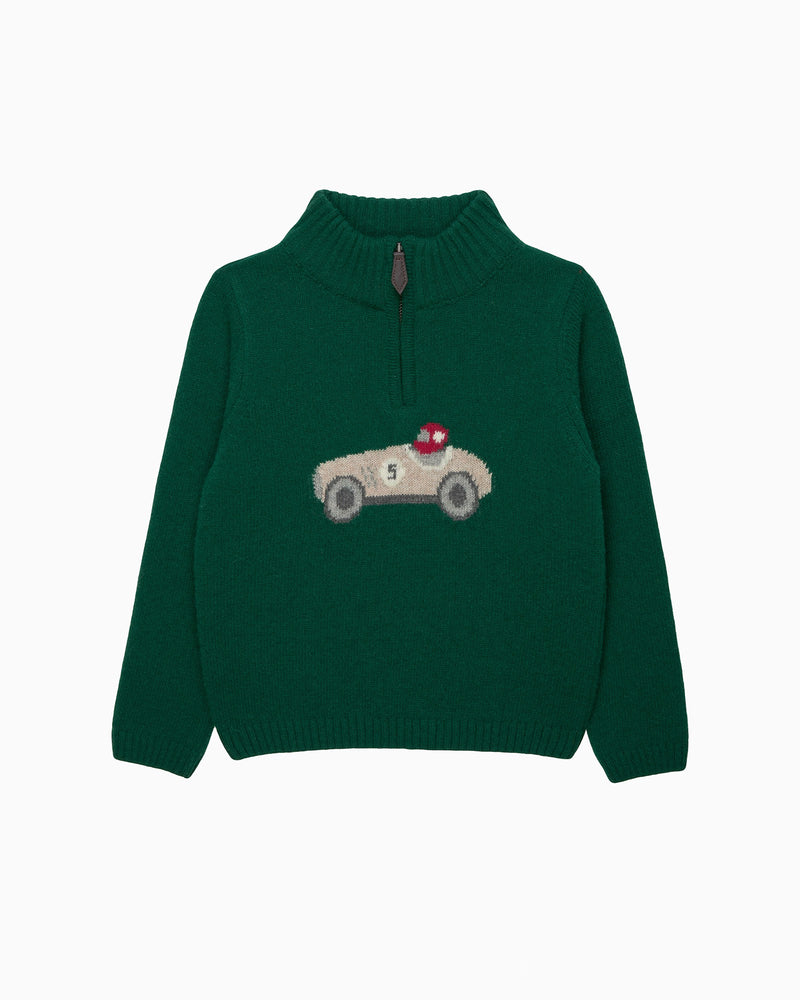 Chelsea Clothing Company Jumper Henry Car Half Zip Jumper