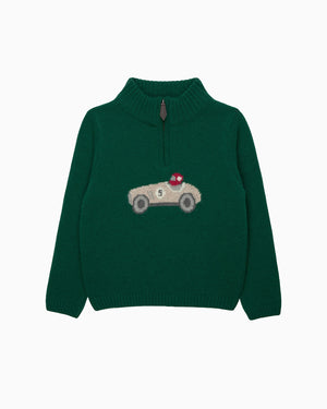 Chelsea Clothing Company Jumper Henry Car Half Zip Jumper
