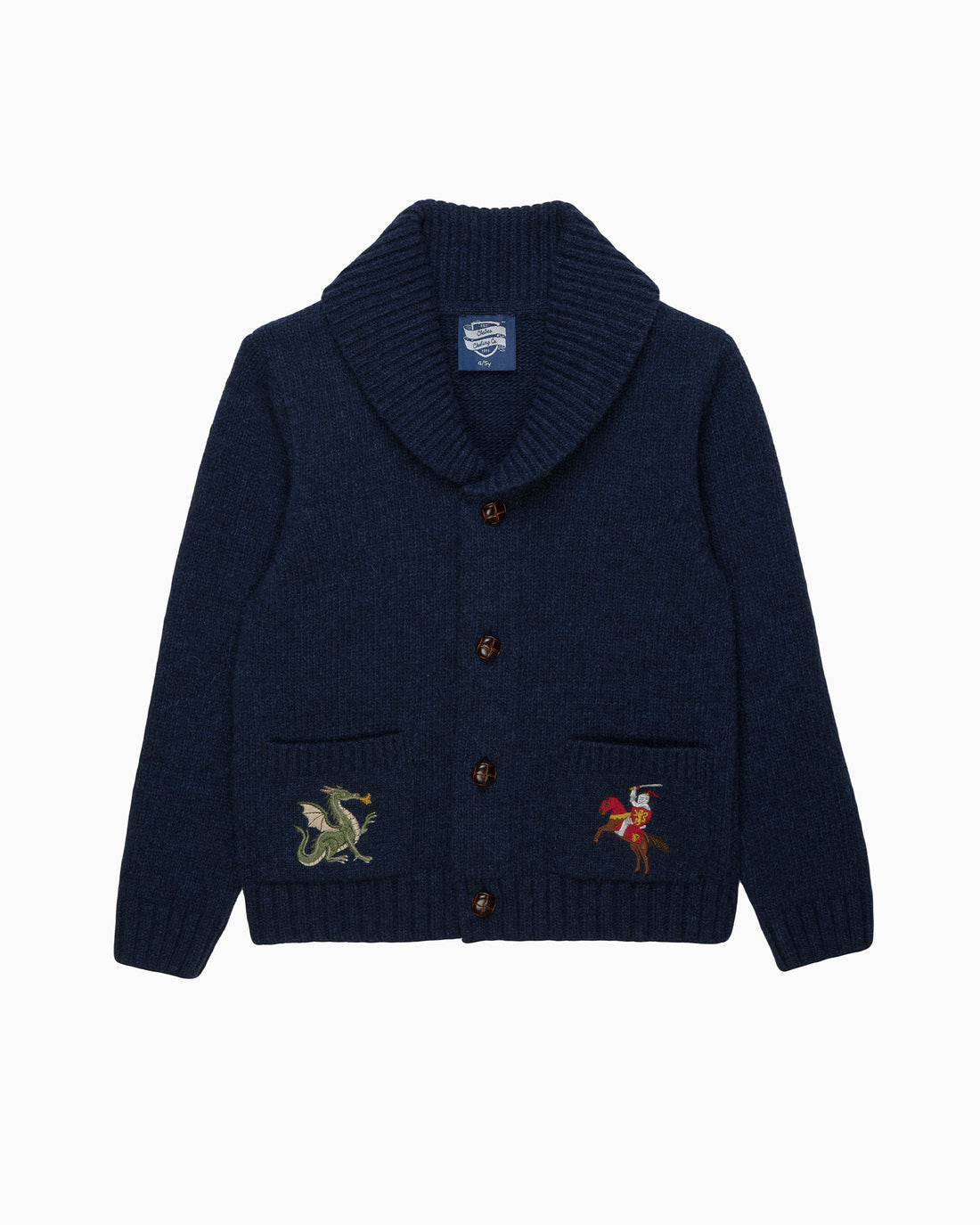 Chelsea Clothing Company Cardigan Knight & Dragon Shawl Cardigan