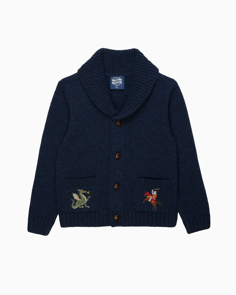Chelsea Clothing Company Cardigan Knight & Dragon Shawl Cardigan