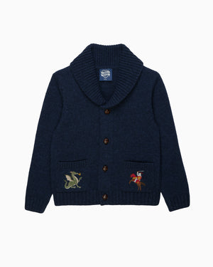 Chelsea Clothing Company Cardigan Knight & Dragon Shawl Cardigan