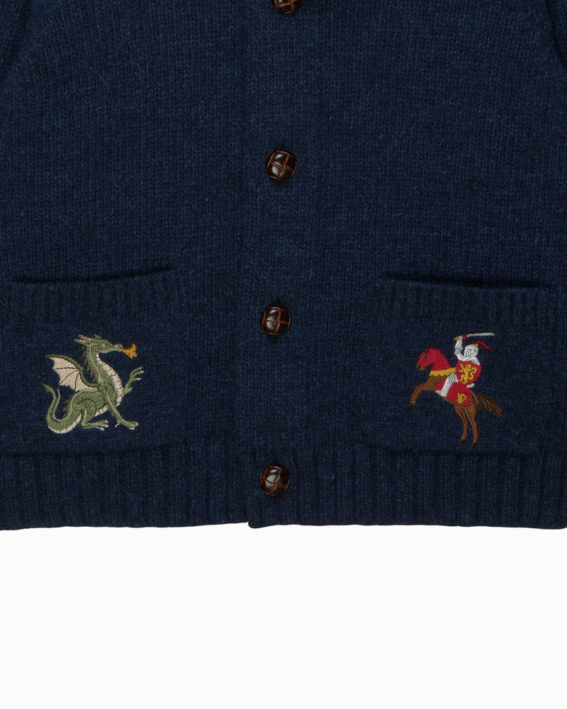 Chelsea Clothing Company Cardigan Knight & Dragon Shawl Cardigan
