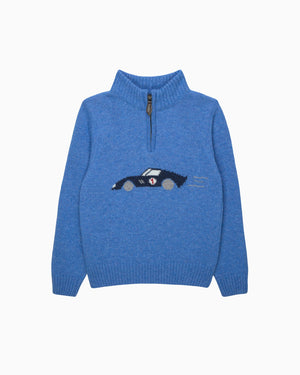 Chelsea Clothing Company Jumper Sebastian Car Half Zip Jumper
