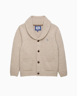 Chelsea Clothing Company Cardigan Stanley Shawl Cardigan in Oatmeal