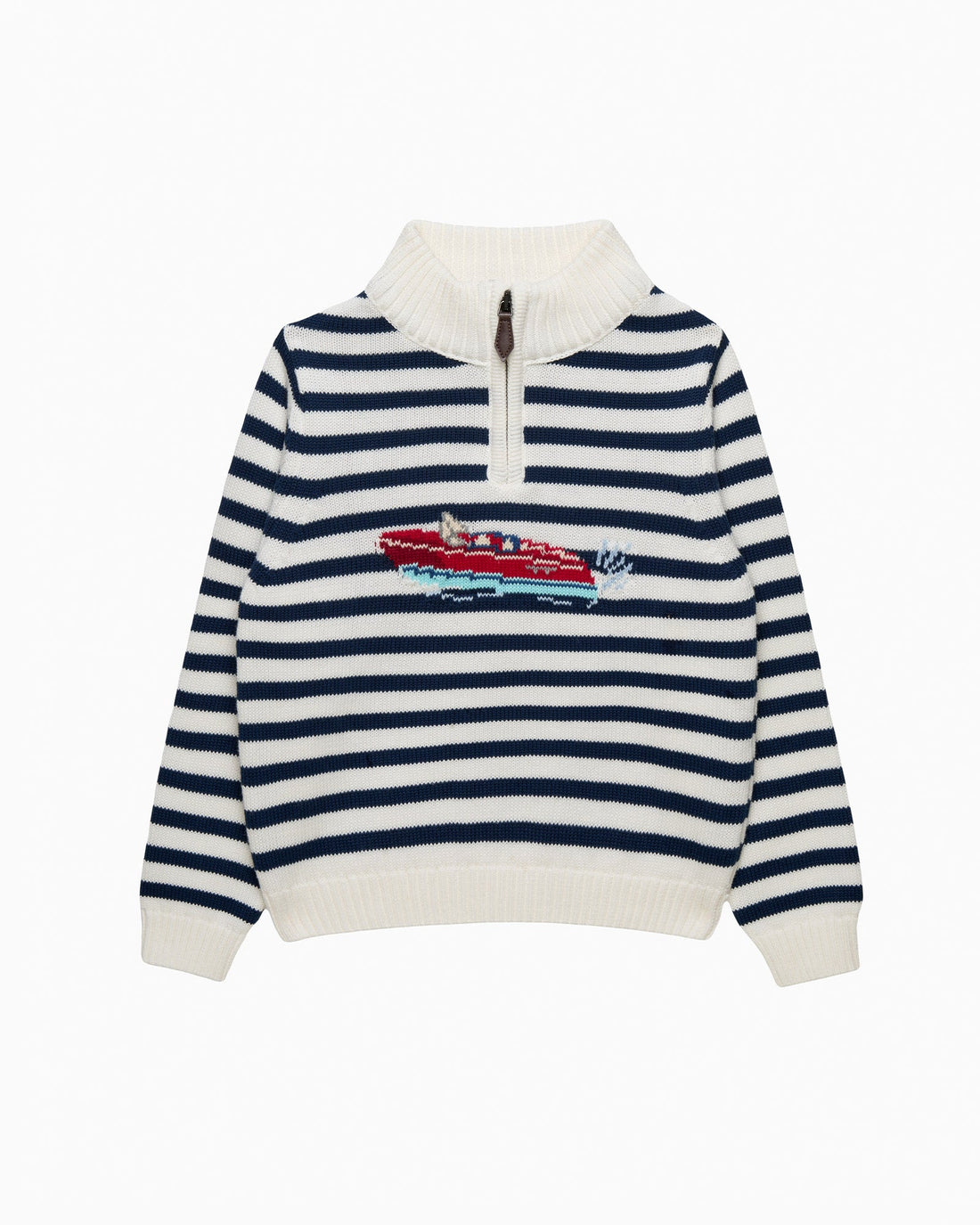 Chelsea Clothing Company Jumper Speed Boat Half Zip Jumper