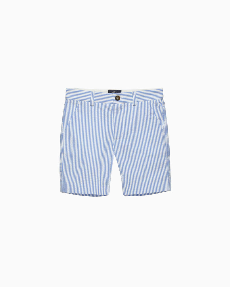 Trotters Heritage Shorts Theo Tailored Shorts in Blue Stripe