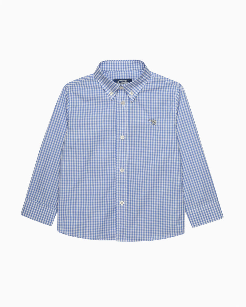 Chelsea Clothing Company Shirt Thomas Shirt in Blue Gingham