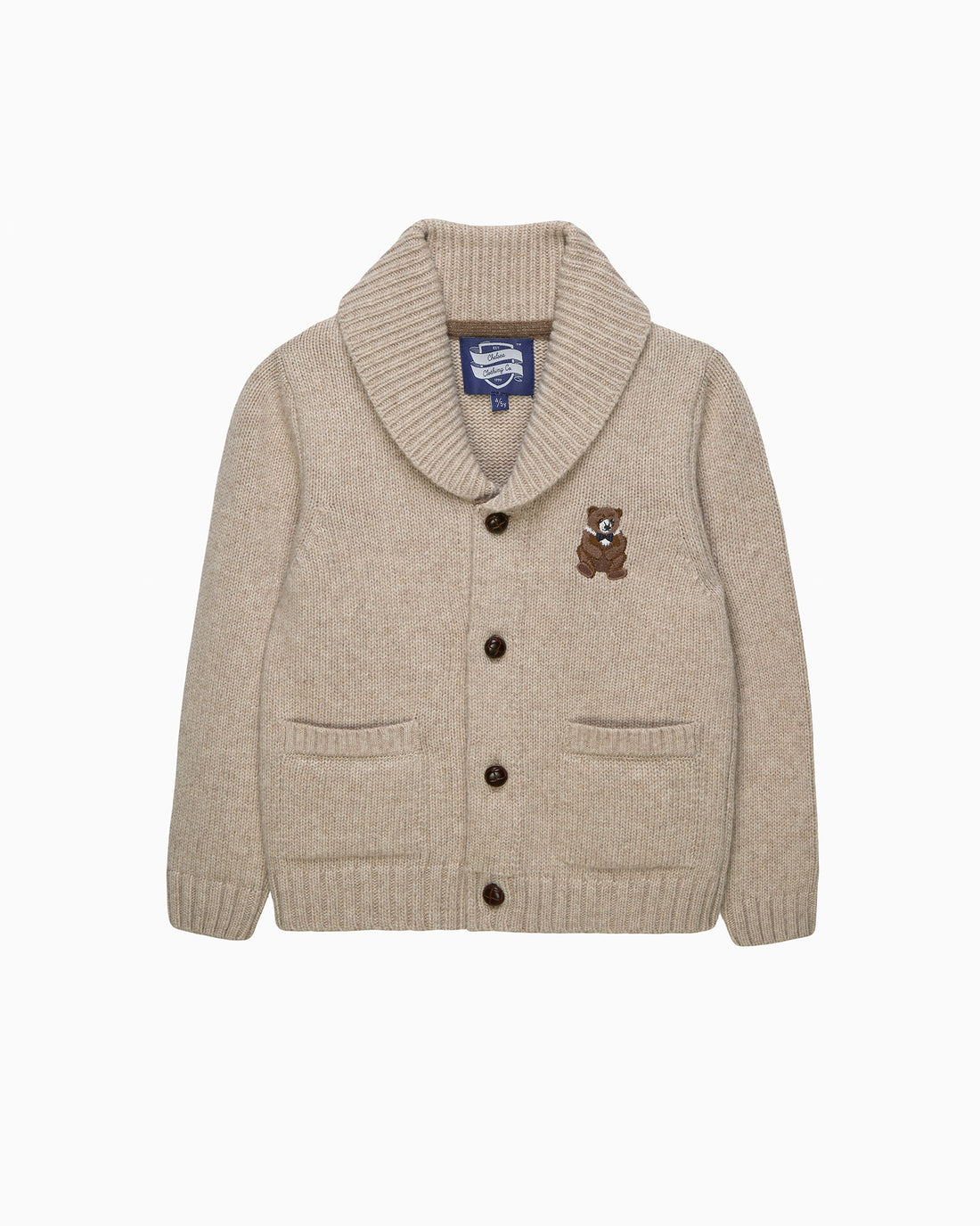 Chelsea Clothing Company Jumper Timothy Teddy Shawl Collar Jumper