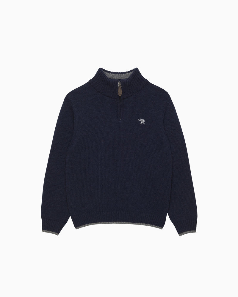 Chelsea Clothing Company Jumper Calum Half-Zip Jumper