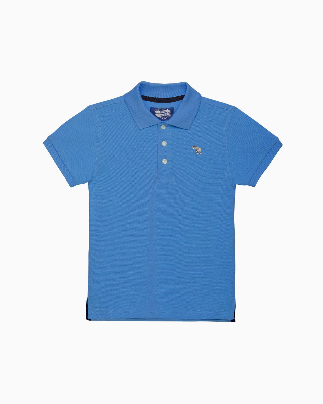 Chelsea Clothing Co Top Harry Piqué Polo in Sky Blue