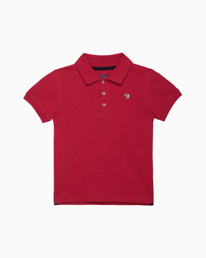 Chelsea Clothing Company Polo Harry Piqué Polo in Soft Red