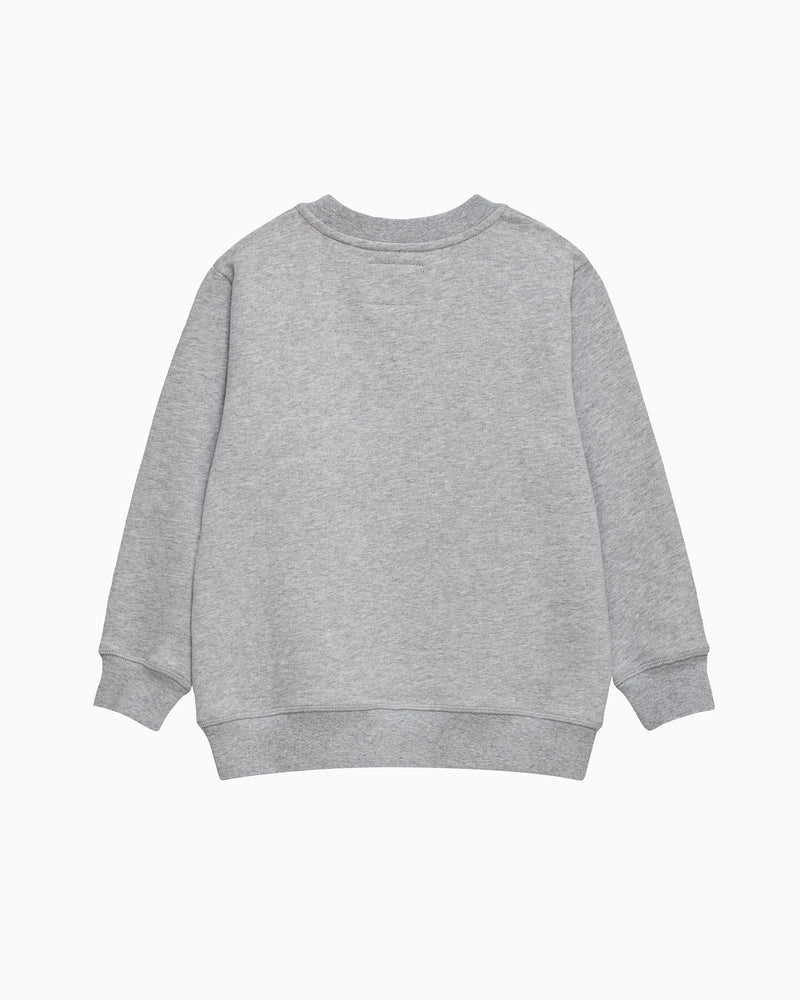 Chelsea Clothing Company Sweatshirt Here Comes Trouble Sweatshirt in Grey/Green