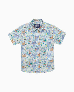 Chelsea Clothing Company Shirt Short-Sleeved London Scenes Shirt