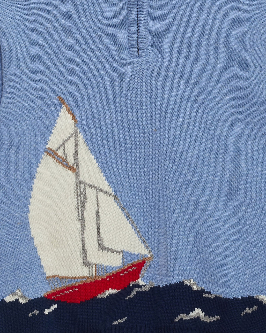 Chelsea Clothing Co Jumper Sailing Half-Zip Jumper