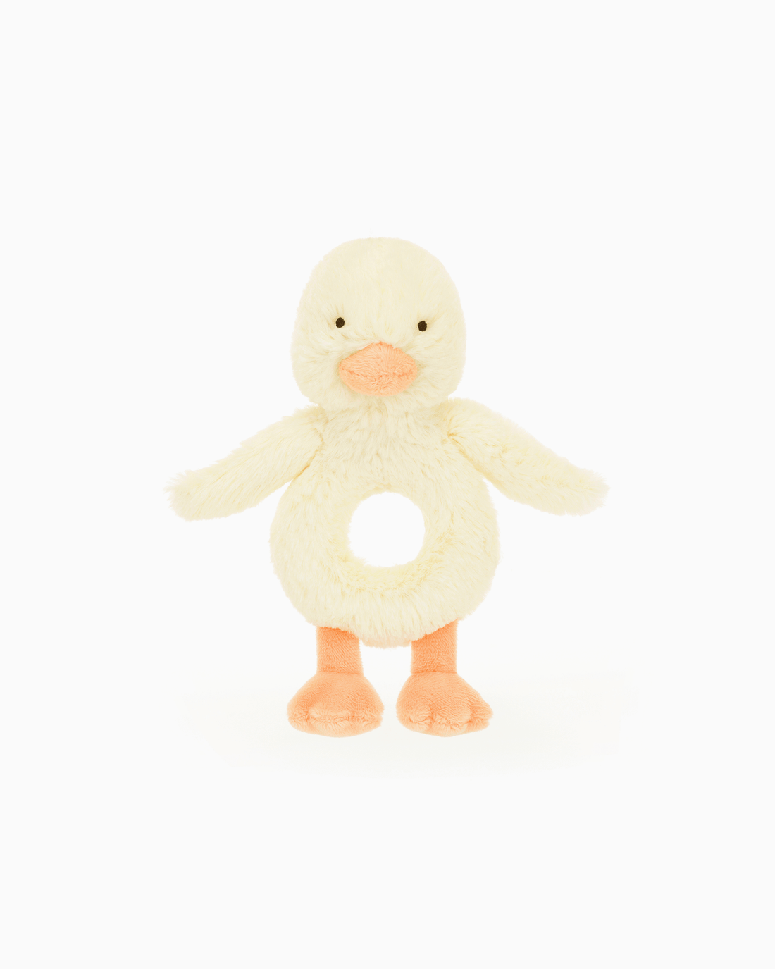 Baby Jellycat Toy Jellycat Bashful Duckling Ring Rattle