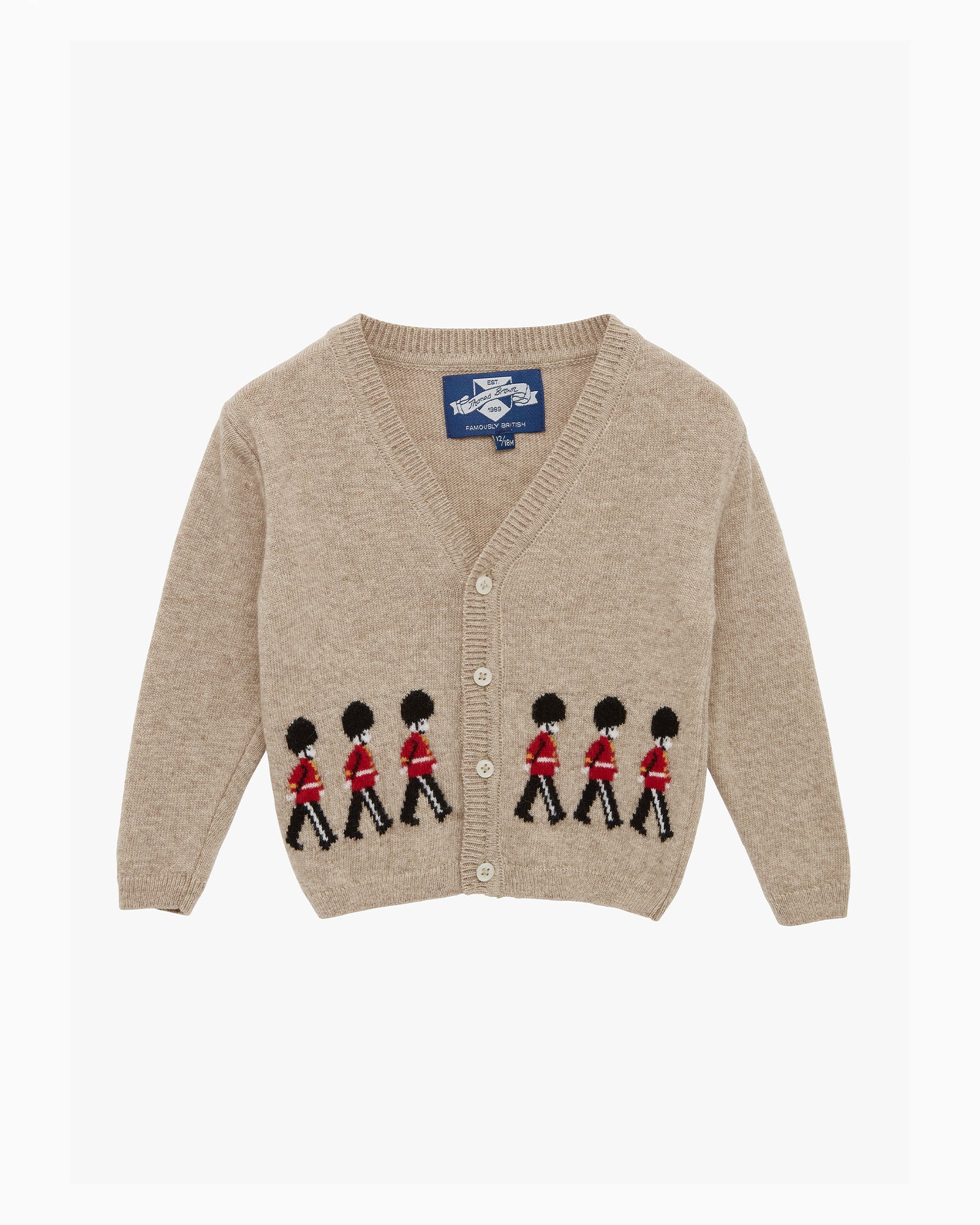 Little Me Mittens 2Y カーディガン　ロンハーマン Buy White Daisy Stripe V-Neck 100% Cotton Cardigan (3mths-7yrs