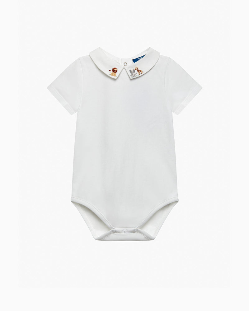 Chelsea Clothing Company Body Baby Short-Sleeved Monty Augustus Lion & Friends Body