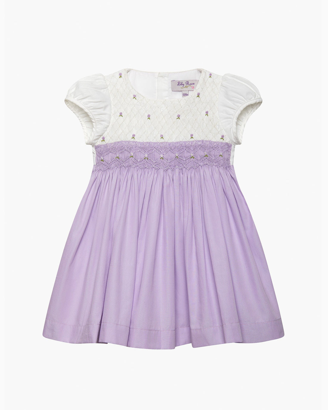 Lily Rose Dress Baby Rose Hand Smocked Dress in Lilac