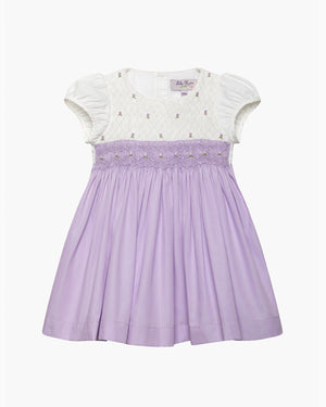 Lily Rose Dress Baby Rose Hand Smocked Dress in Lilac