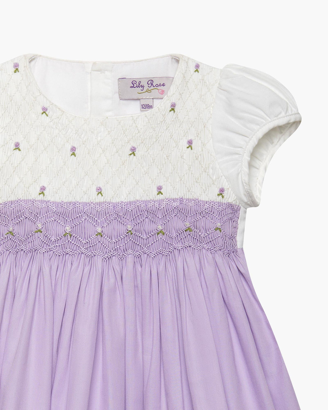 Lily Rose Dress Baby Rose Hand Smocked Dress in Lilac