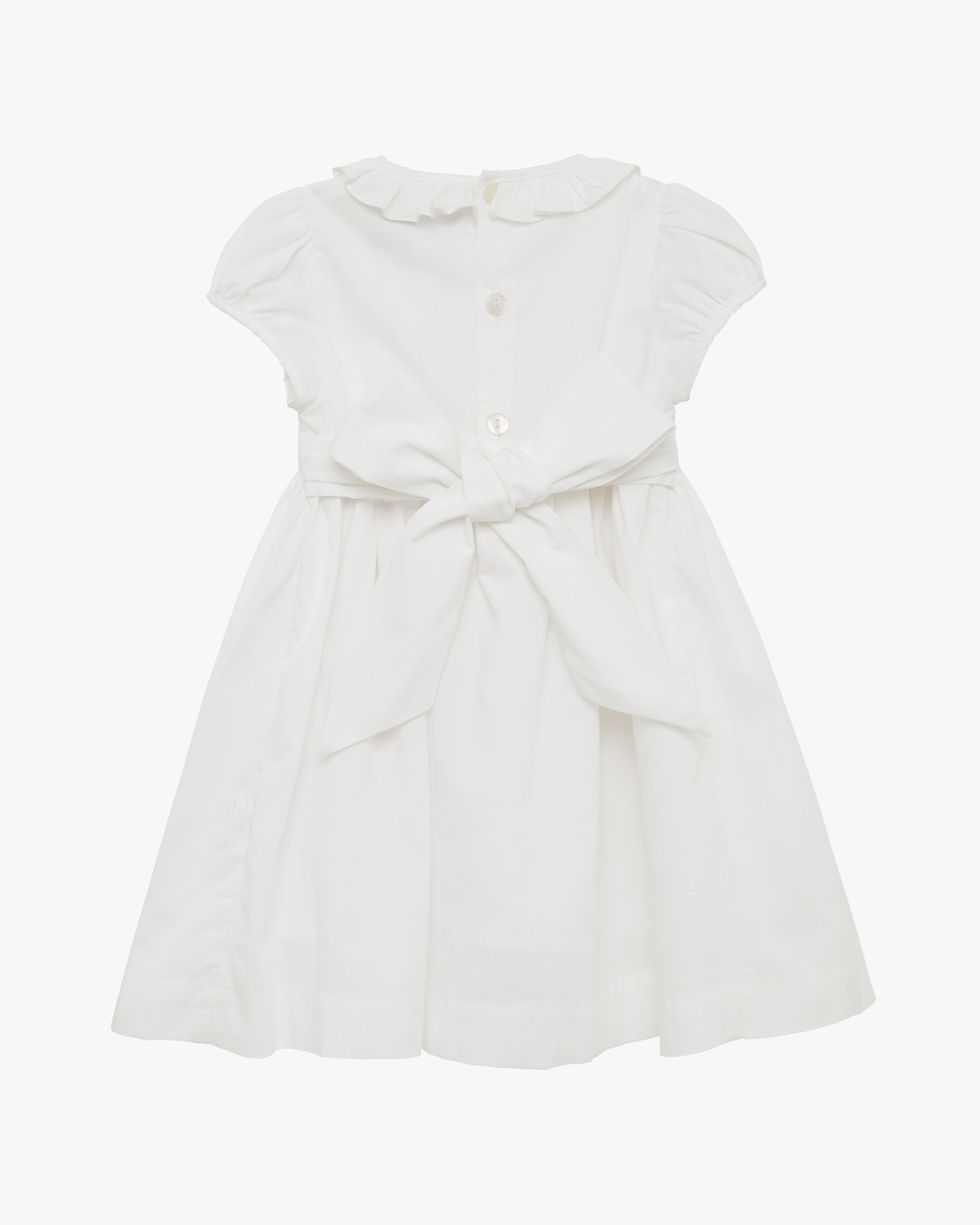 Lily Rose Dress Baby Willow Rose Hand Smocked Dress in White