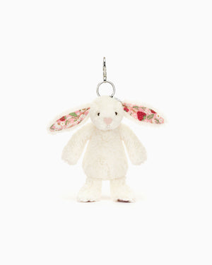 Jellycat Toy Jellycat Blossom Cream Bunny Berry Bag Charm