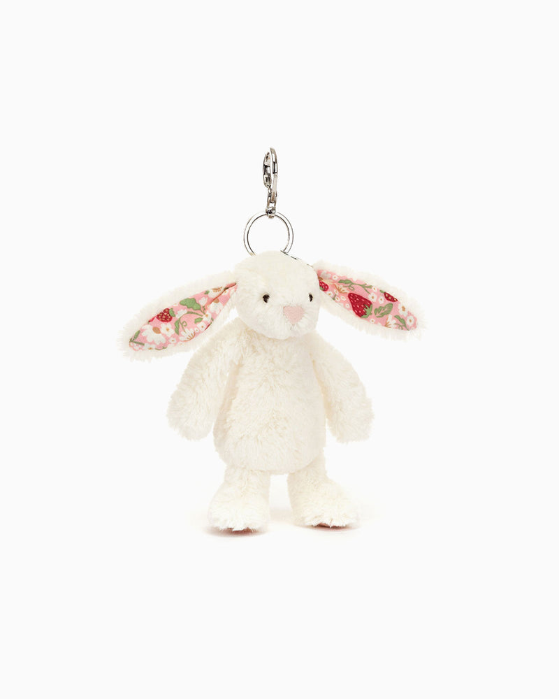 Jellycat Toy Jellycat Blossom Cream Bunny Berry Bag Charm