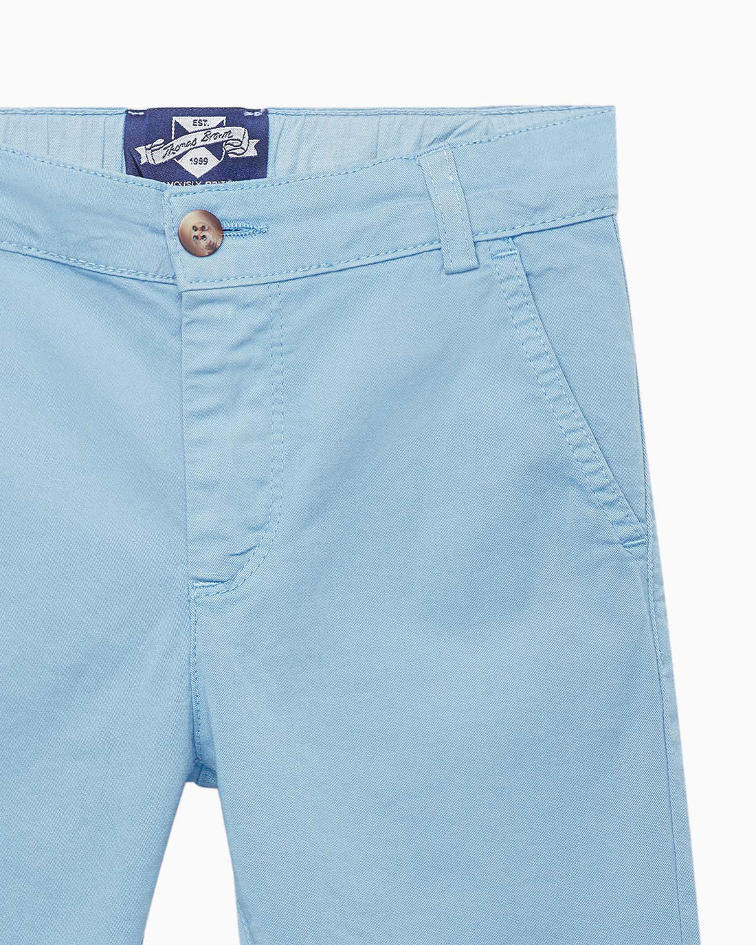 Thomas Brown Trousers Jacob Trousers in Pale Blue
