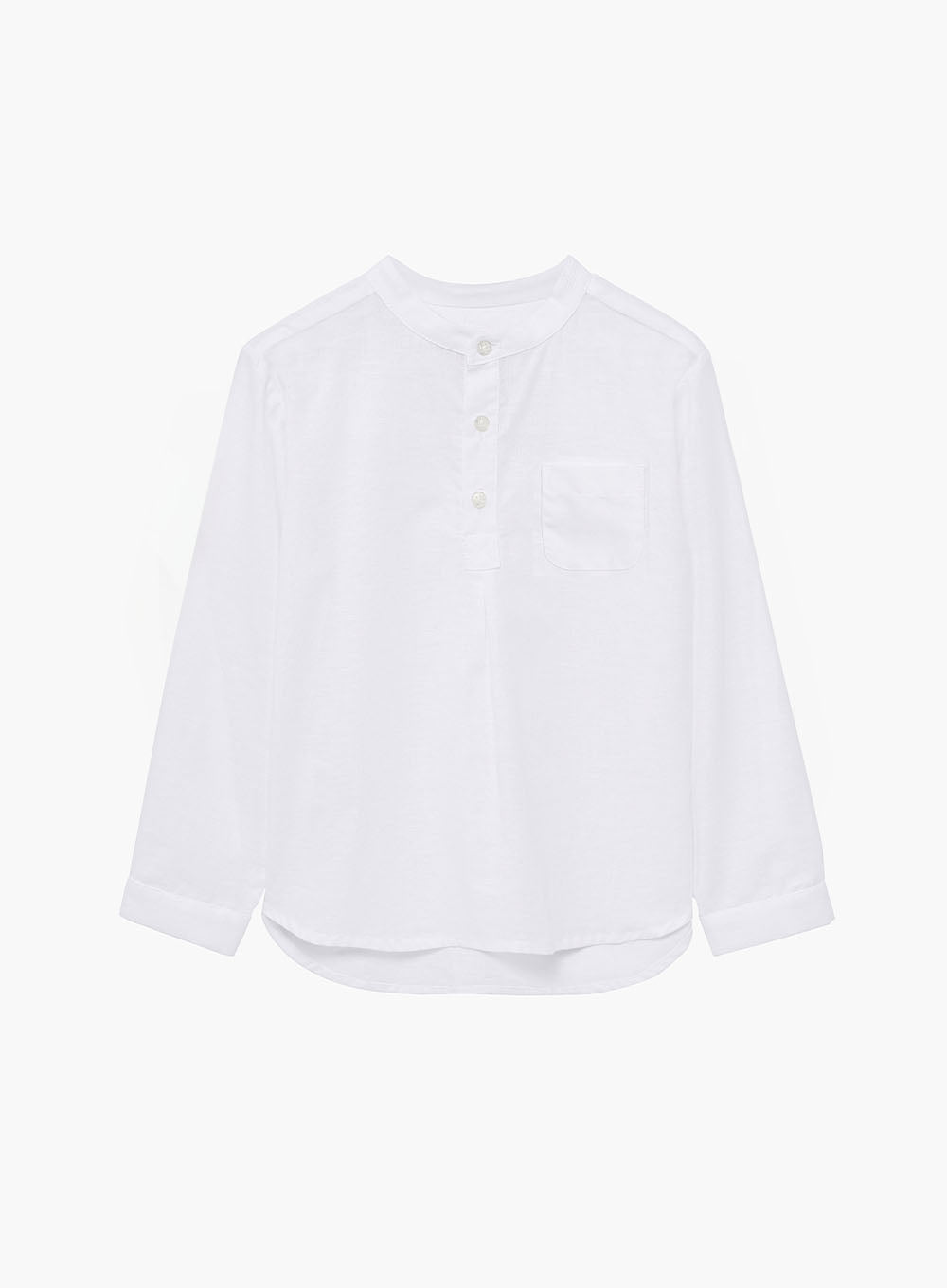 Thomas Brown Shirt Oscar Shirt in White